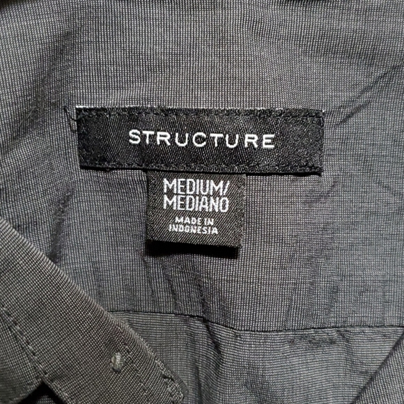 Men's long sleeve gray shirt - Picture 3 of 6